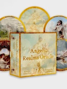 NWT Angelic Realms Oracle Tarot Card Deck by Ashley Frost
